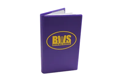 Bayou Well Services custom tally book (silk screen)